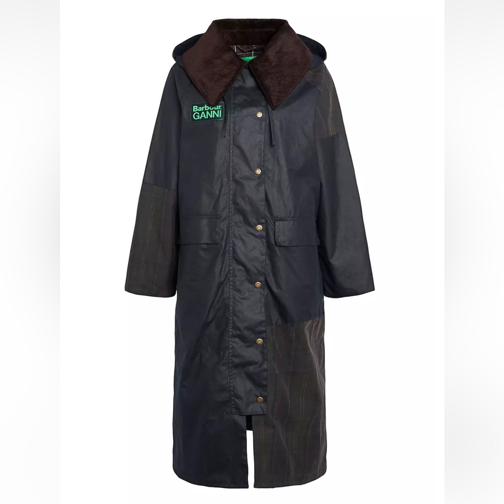 NWOT GANNI X BARBOUR BURGHLEY WAX JACKET